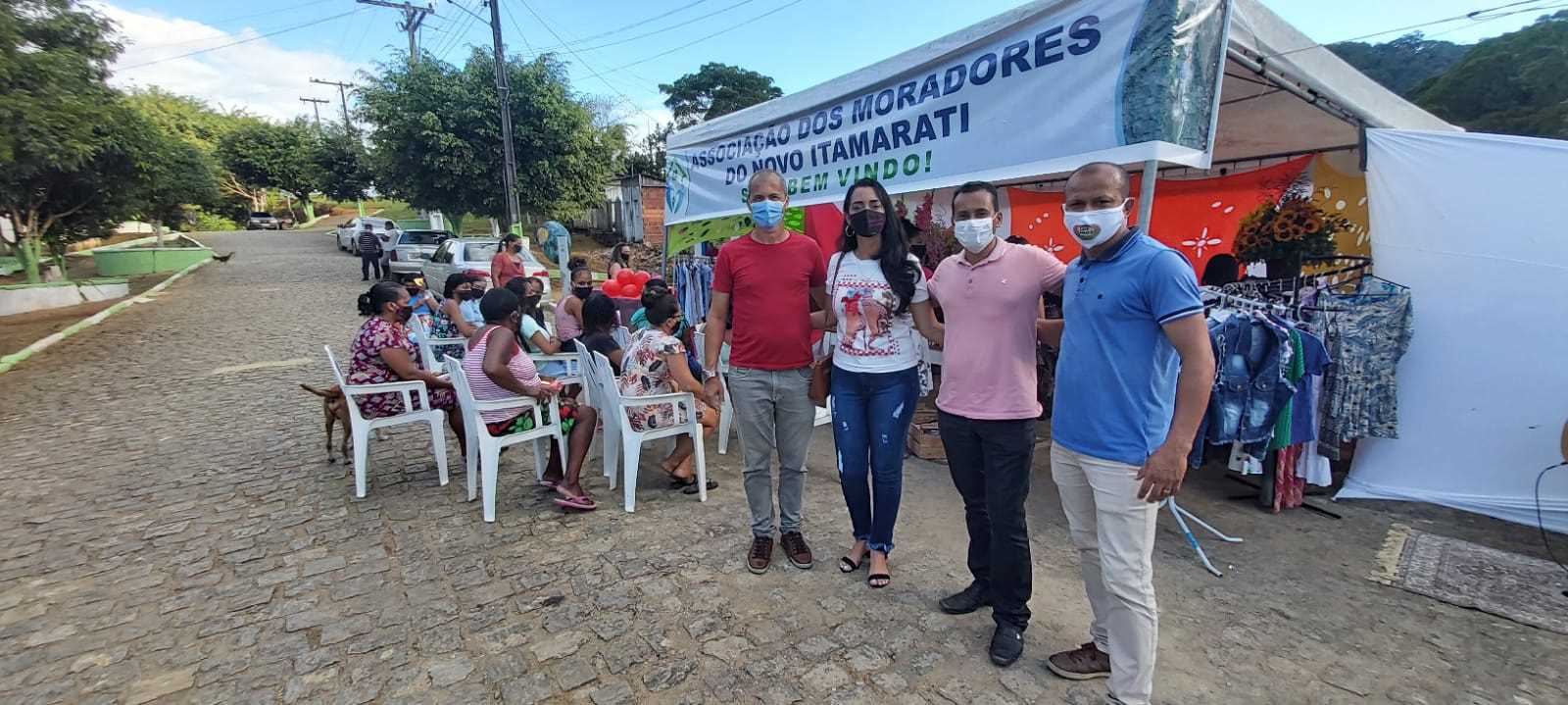 Camacã: Mães do Novo Itamarati (Biscó) são contempladas com o II Brechó Solidário